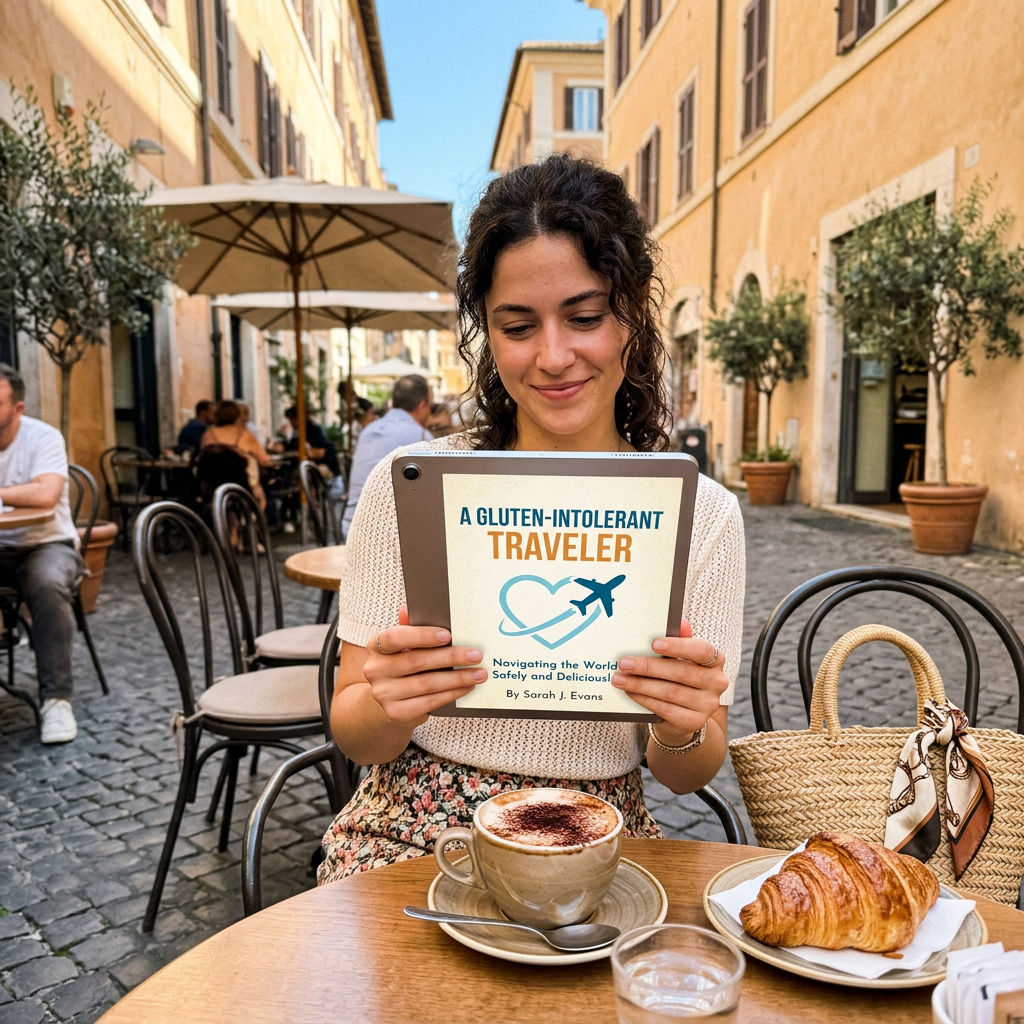 Sarah M. using A Gluten-Intolerant Traveler