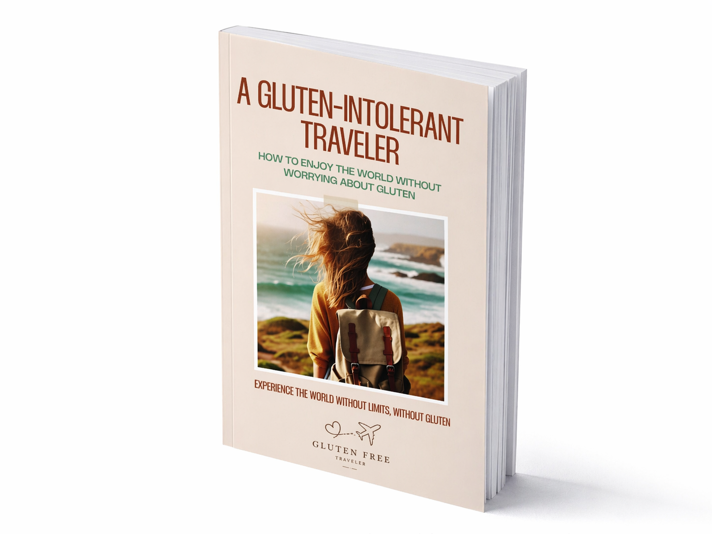 A Gluten-Intolerant Traveler — 3D book mockup