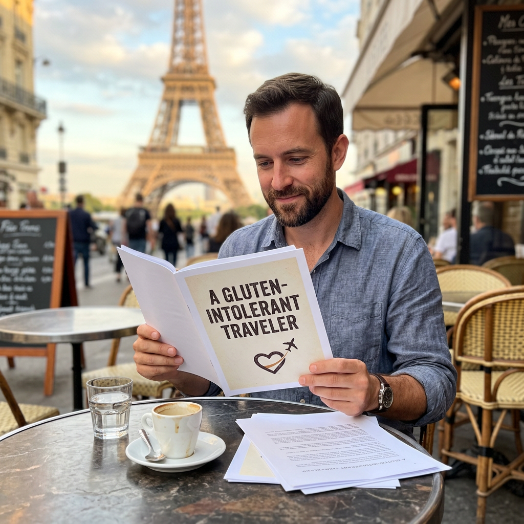 Chloe W. using A Gluten-Intolerant Traveler